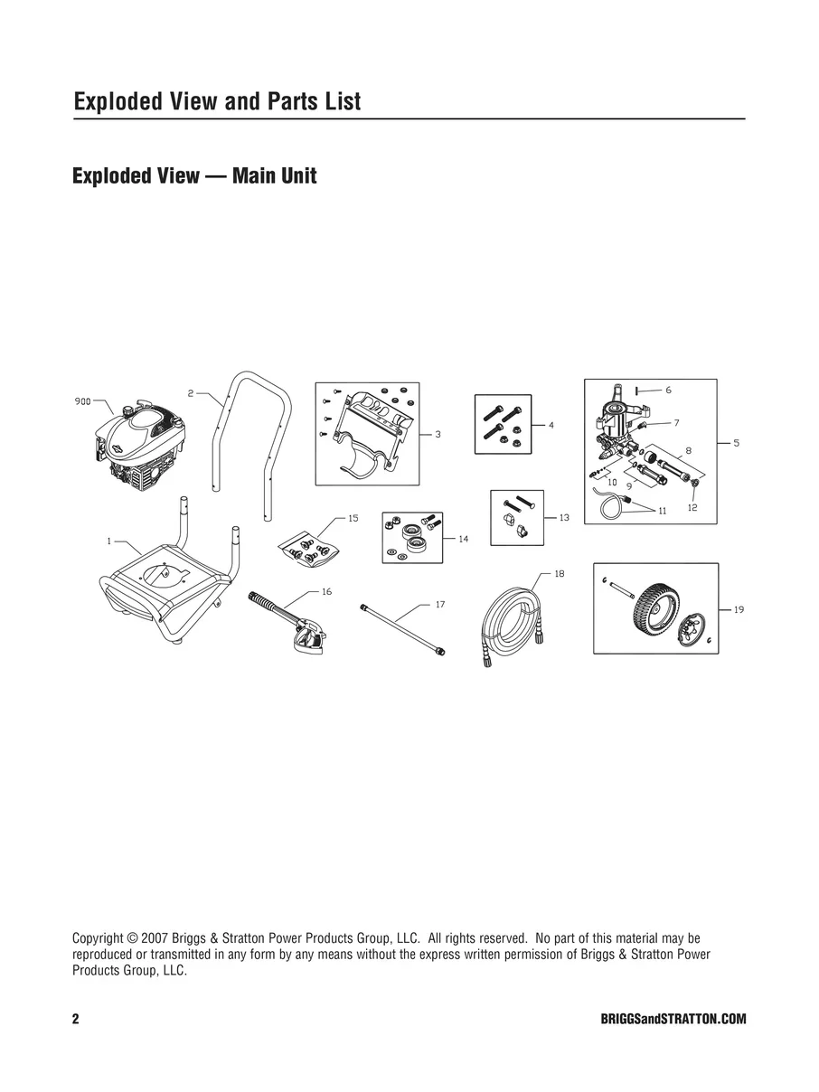 BRIGGS AND STRATTON, 020340, IPL.2